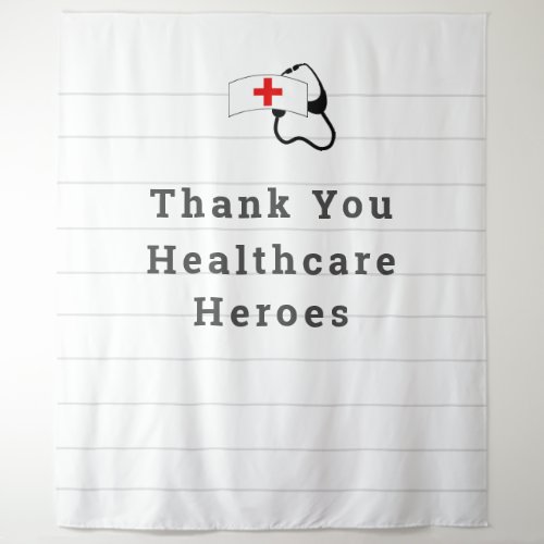 Thank You Healthcare Heroes Medical Customized Tapestry