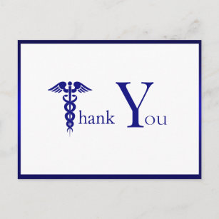 Thank You Healthcare Medical Doctor Nurse Heroes Postcard