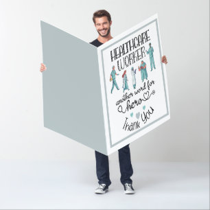 Thank You Healthcare Worker Hero Card