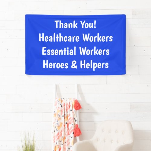 Thank You  Healthcare Workers Essential Banner