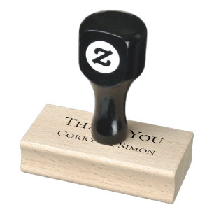 Thank You Heart Custom Rubber Stamp