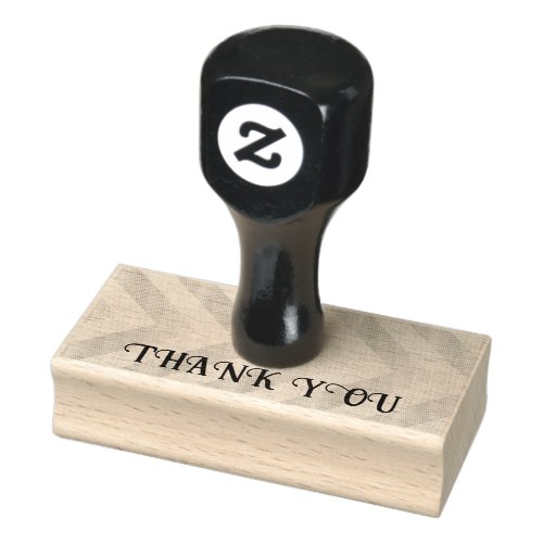 Thank You Heart Rubber Stamp