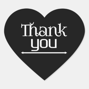 Thank you  heart sticker
