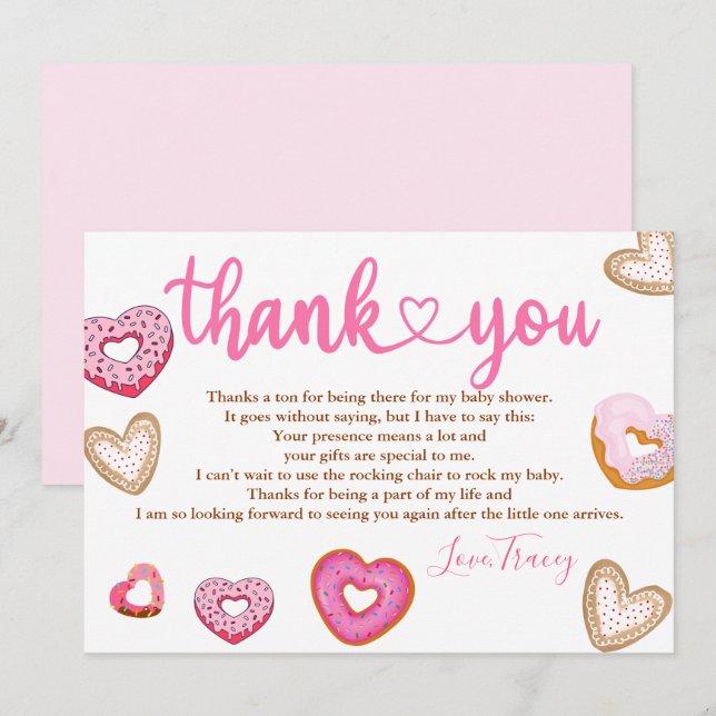 Thank you hearts valentine donuts (Front/Back)