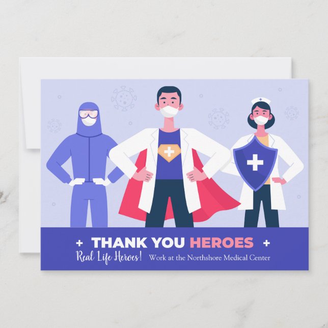 Thank You Heroes  Card (Front)