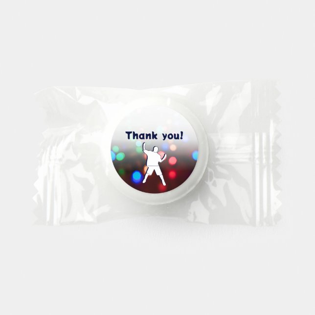 Thank you! Hip-Hop Dance Birthday Party Life Saver® Mints (Front)