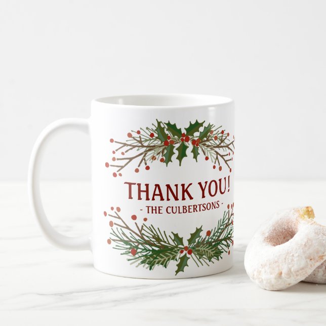 Thank You Holiday Mug (With Donut)