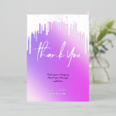 holographic thank you cards Custom Raised Foil Printing Post Card Printing 102*152mm(Double sided different design) / 300g Coated Paper / double sided Some variations in color and design may occur based on the hand made nature of the product. FZR Legend 120Pcs Thank You