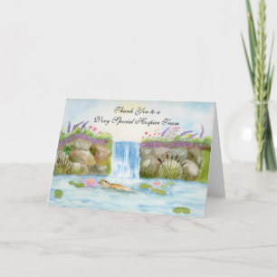 Thank You Hospice Team Otter Woodland Card