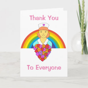 Thank You Hospital Nurse Card