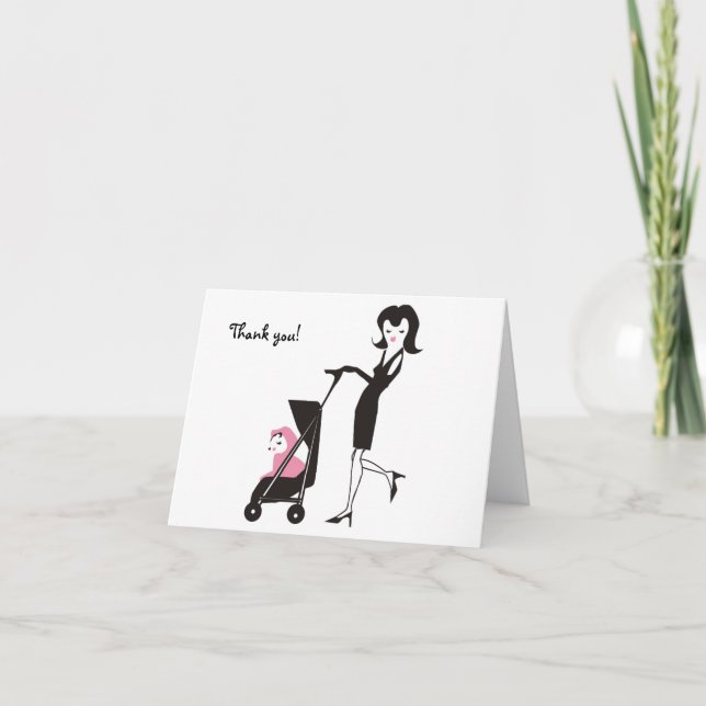 Thank you! Hot Mom Card (Front)