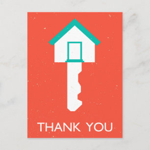 thank you housekey postcard