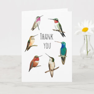 Thank you Hummingbirds Card