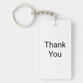 Thank You - I Am Grateful Keychain
