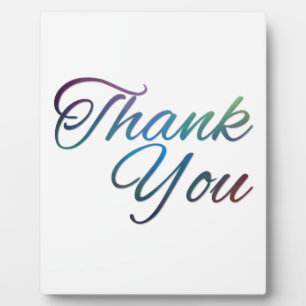 Thank You Images Plaque