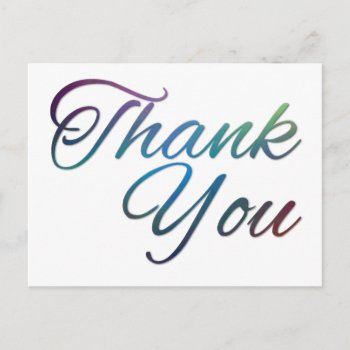 Thank You Images Postcard by jabcreations at Zazzle