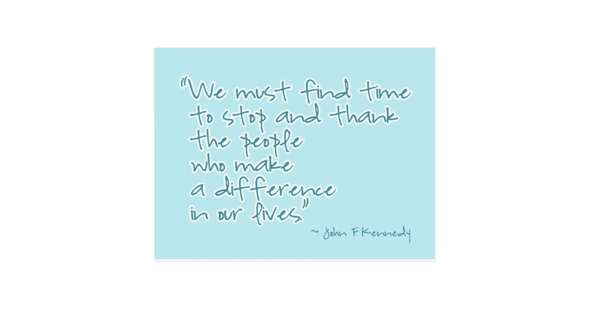 Thank You Inspirational Quote Postcard | Zazzle.com