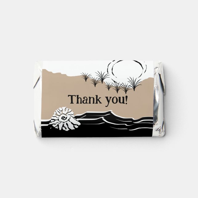 Thank You! It's A Beach Birthday Party Hershey's Miniatures (Front)