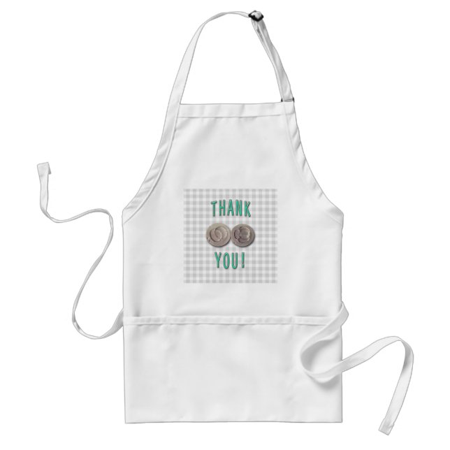 thank you ivf invitro fertilization embryos adult apron (Front)
