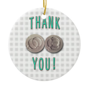 thank you ivf invitro fertilization embryos ceramic ornament