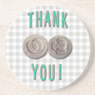 thank you ivf invitro fertilization embryos coaster