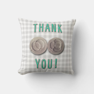 thank you ivf invitro fertilization embryos throw pillow