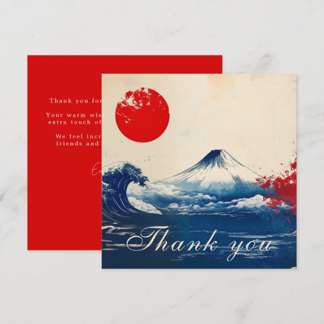 Thank you Japonesque Harmony with Fuji (Front/Back)
