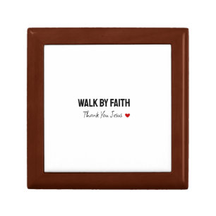 Thank You Jesus Blessed Walk by Faith Gift Box