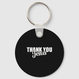 Thank You Jesus Faith Based Christian Bible Gospel Keychain