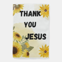  Thank you Jesus Garden Flag
