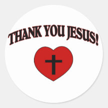 Thank You Jesus Faith Sticker