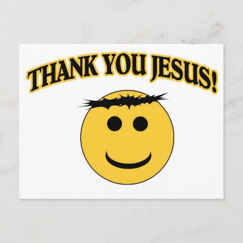 Thank You Jesus Postcard