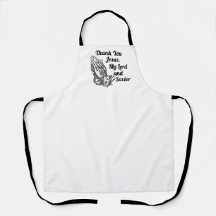 Thank You Jesus Prayer Hands Apron