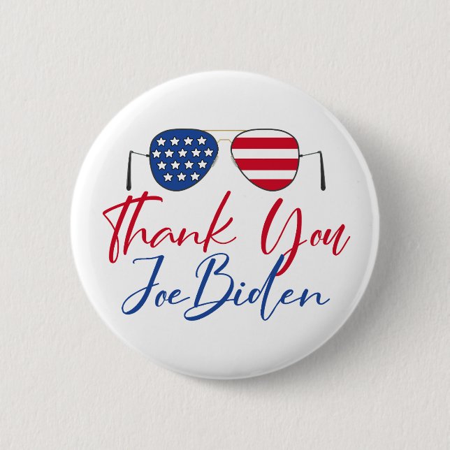 Thank You Joe Biden Button (Front)