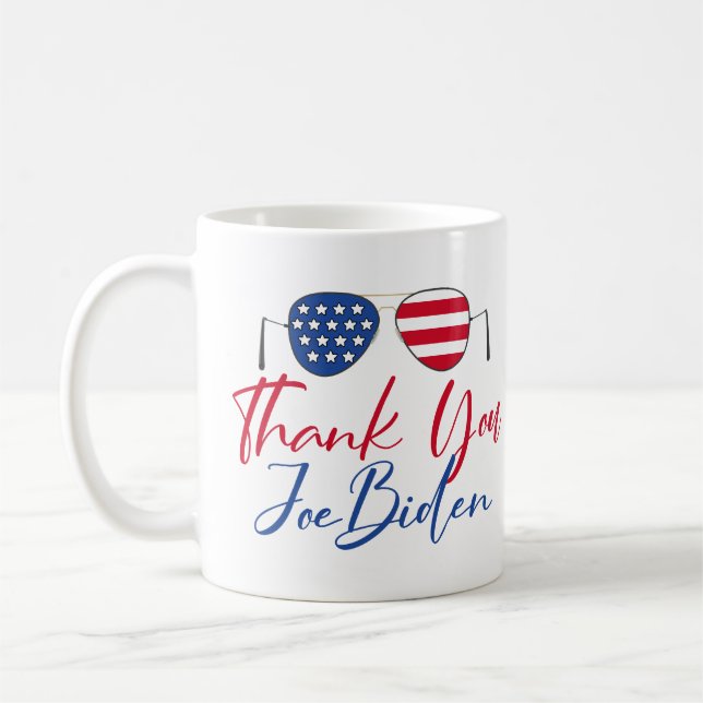Thank You Joe Biden Commemorative Coffee Mug (Left)