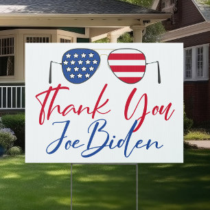 Thank You Joe Biden Commemorative Yard Sign