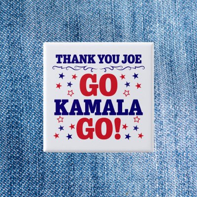 Thank You Joe | Go Kamala Go! Button