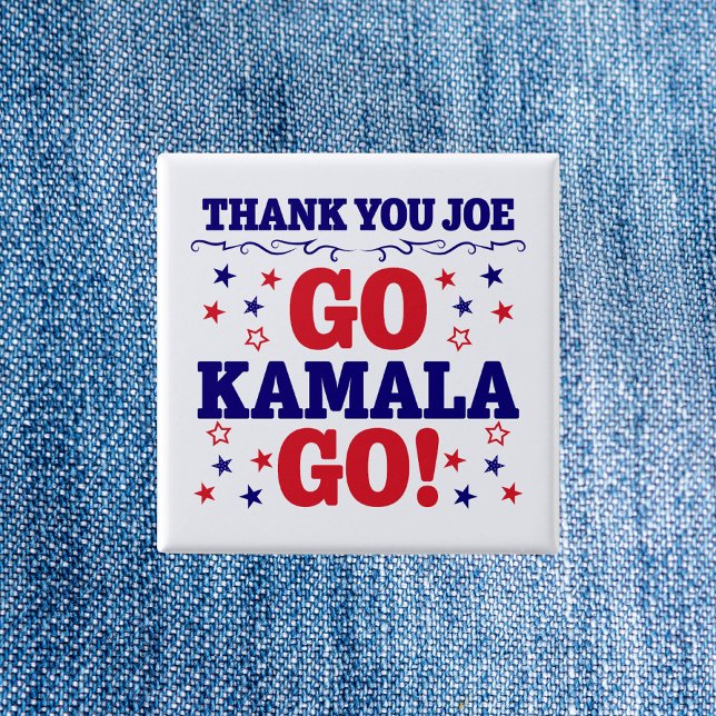 Thank You Joe | Go Kamala Go! Button (Creator Uploaded)