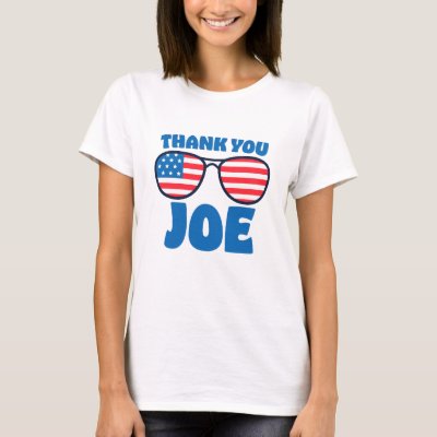 Thank You Joe Patriotic Aviators T-Shirt