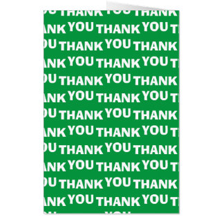 Thank you jumbo card oversized thank you card