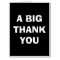 Thank you jumbo card oversized thank you card