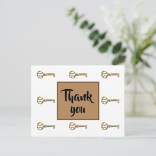 Thank You Key to our Success Employee Appreciation Postcard