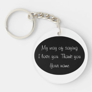 Thank You - Keychain