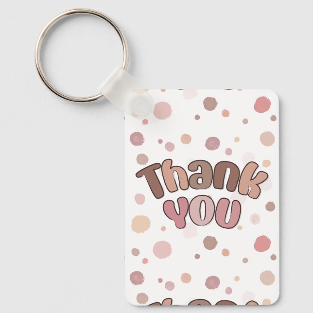 Thank you  keychain (Front)