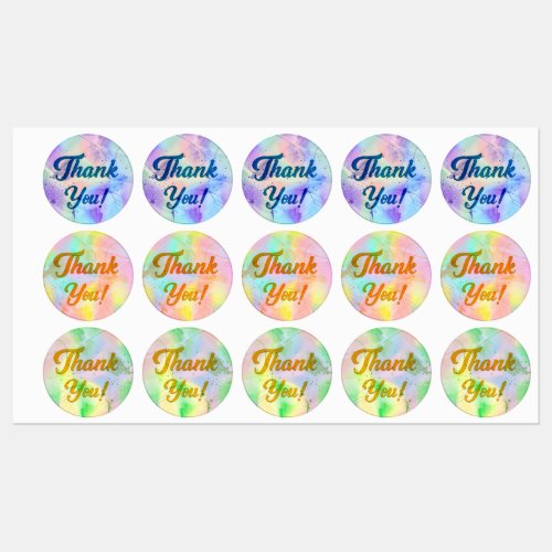 Thank You  Kids' Labels