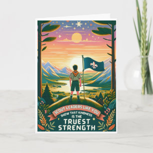 Thank you, Kind Scout Leader! Thank you Card