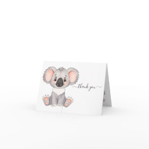 Thank You Koala Watercolor  Card