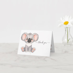 Thank You Koala Watercolor Card