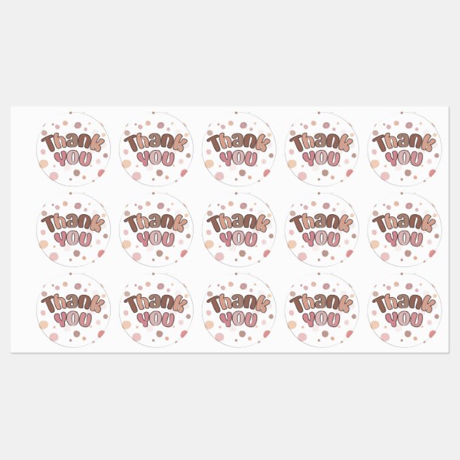 Thank you  labels (Sheet)