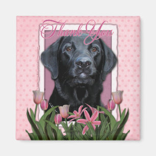 Thank You - Labrador - Black - Gage Magnet